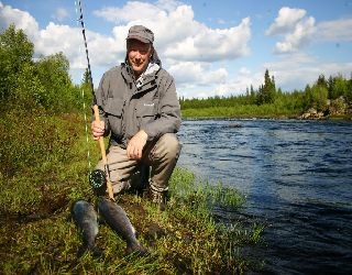 Fishing by Paanajarvi